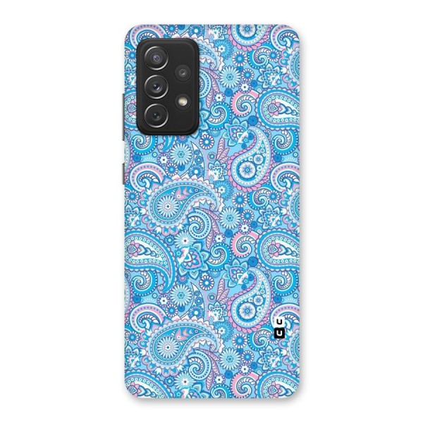 Blue Block Pattern Back Case for Galaxy A72