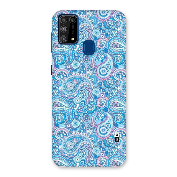 Blue Block Pattern Back Case for Galaxy F41