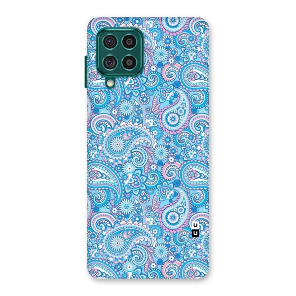 Blue Block Pattern Back Case for Galaxy F62