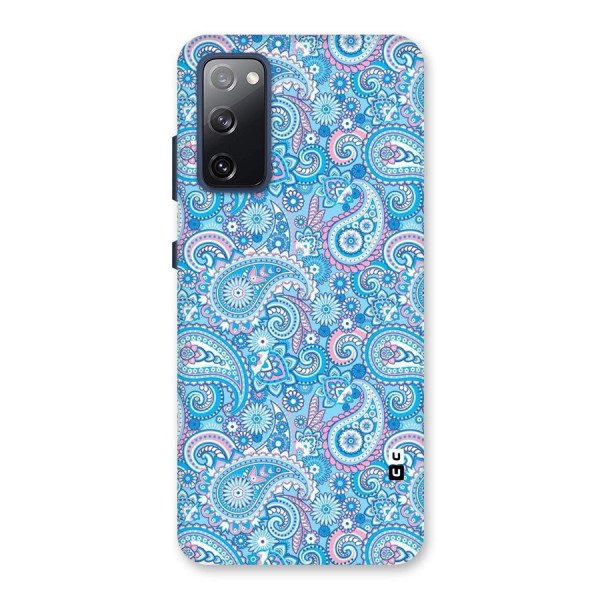 Blue Block Pattern Back Case for Galaxy S20 FE