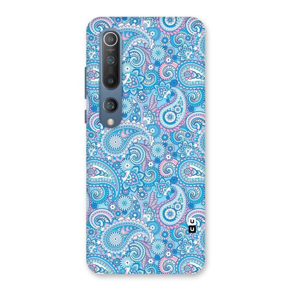 Blue Block Pattern Back Case for Mi 10