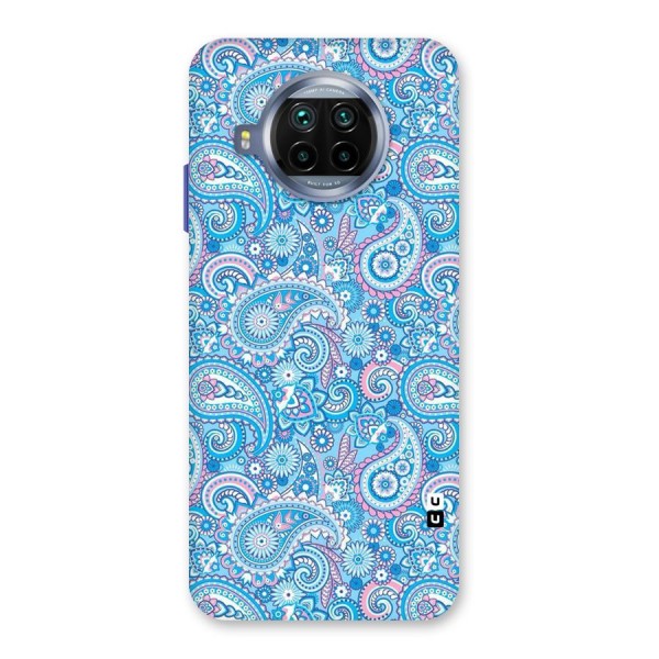 Blue Block Pattern Back Case for Mi 10i