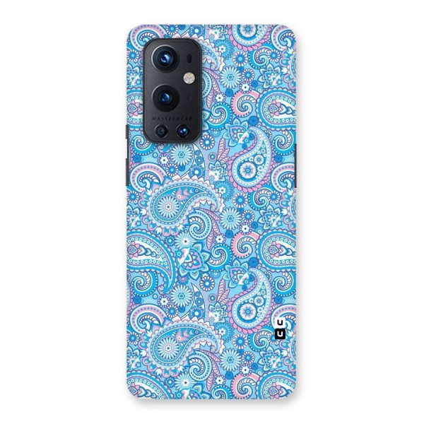 Blue Block Pattern Back Case for OnePlus 9 Pro