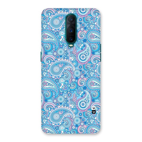 Blue Block Pattern Back Case for Oppo R17 Pro