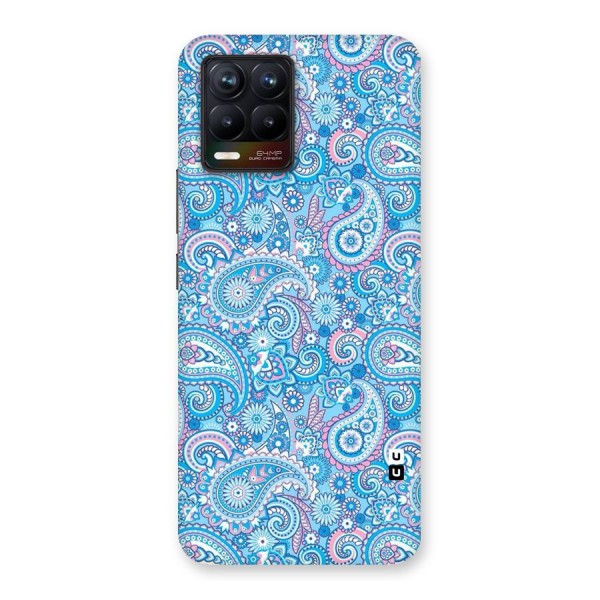 Blue Block Pattern Back Case for Realme 8