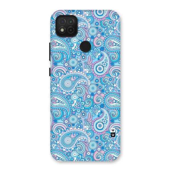 Blue Block Pattern Back Case for Redmi 9C