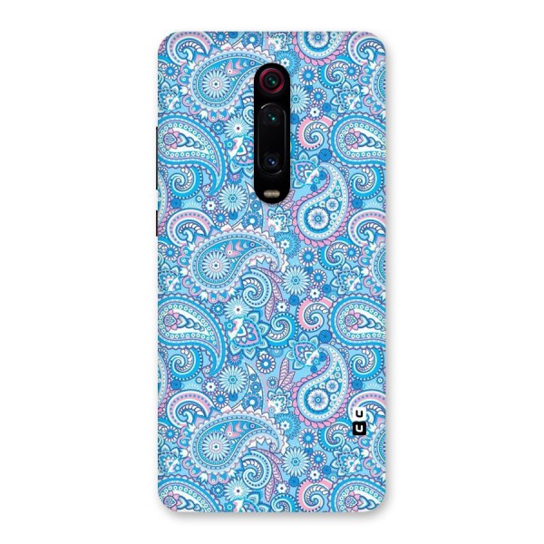 Blue Block Pattern Back Case for Redmi K20