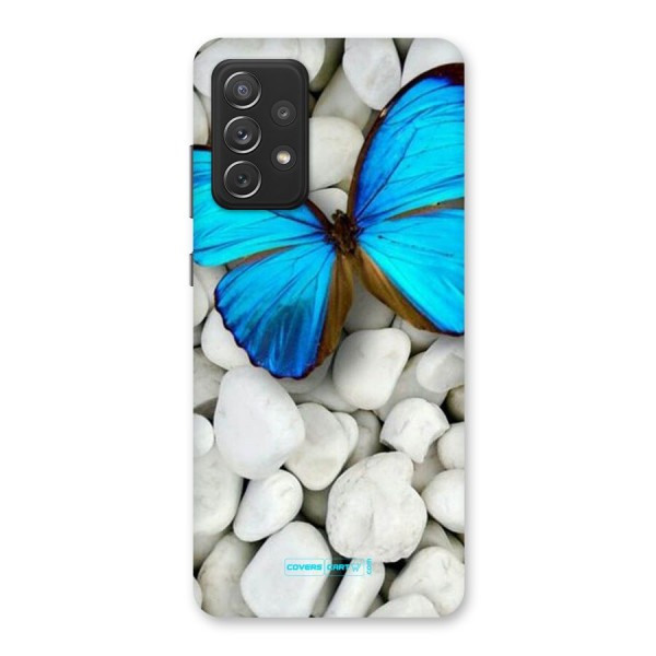 Blue Butterfly Back Case for Galaxy A72