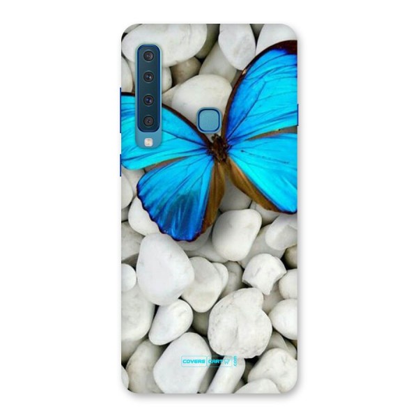 Blue Butterfly Back Case for Galaxy A9 (2018)