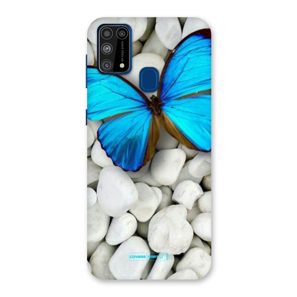 Blue Butterfly Back Case for Galaxy F41