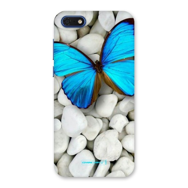 Blue Butterfly Back Case for Honor 7s