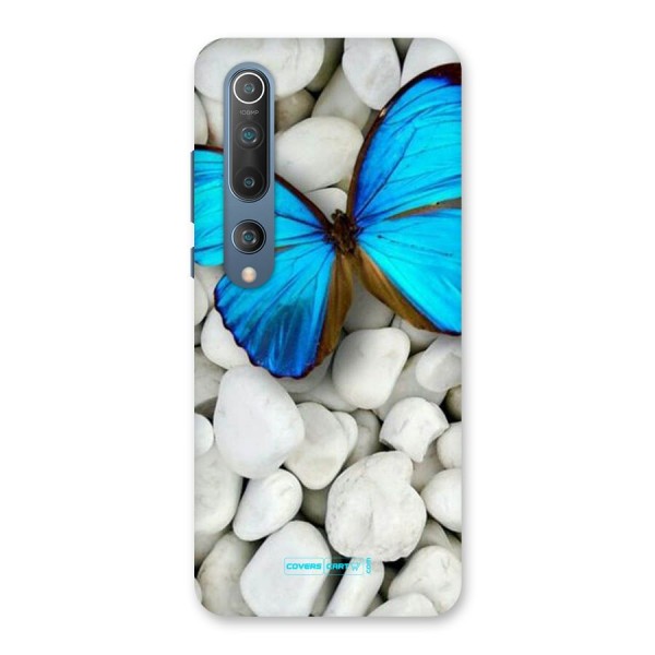 Blue Butterfly Back Case for Mi 10