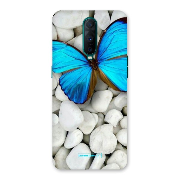 Blue Butterfly Back Case for Oppo R17 Pro