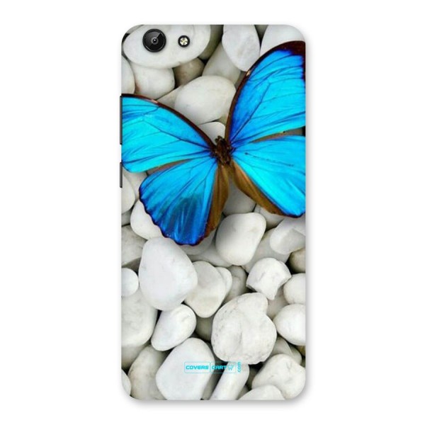 Blue Butterfly Back Case for Vivo Y69