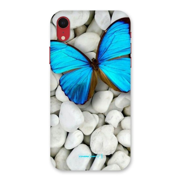 Blue Butterfly Back Case for iPhone XR