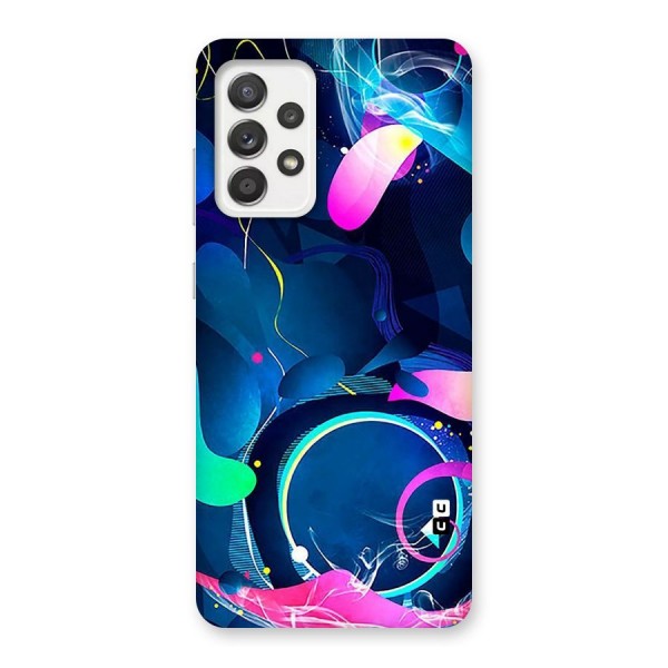 Blue Circle Flow Back Case for Galaxy A52