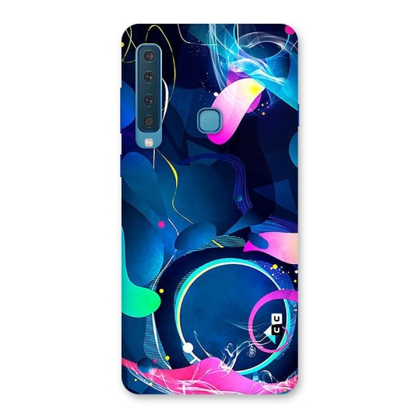 Blue Circle Flow Back Case for Galaxy A9 (2018)