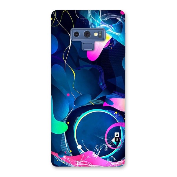 Blue Circle Flow Back Case for Galaxy Note 9