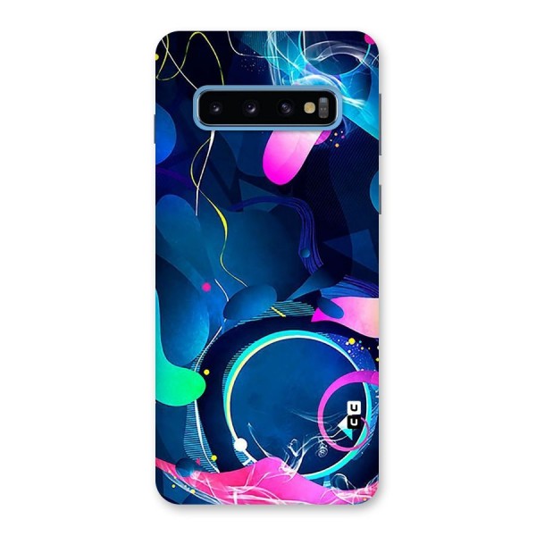 Blue Circle Flow Back Case for Galaxy S10