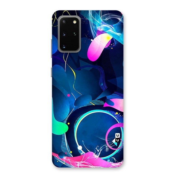 Blue Circle Flow Back Case for Galaxy S20 Plus