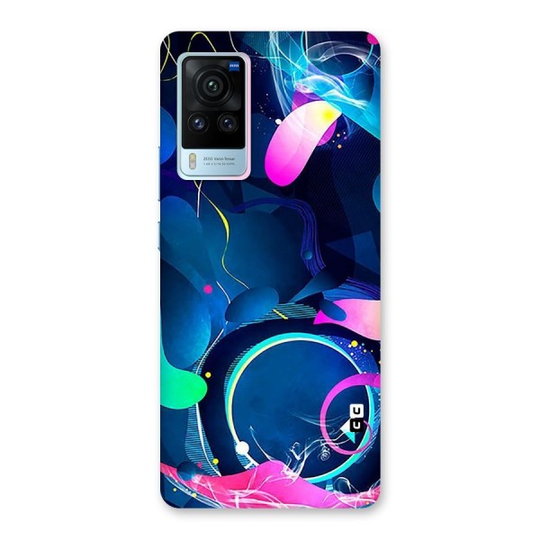 Blue Circle Flow Back Case for Vivo X60 Pro