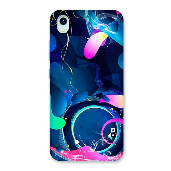 Blue Circle Flow Back Case for Vivo Y1s