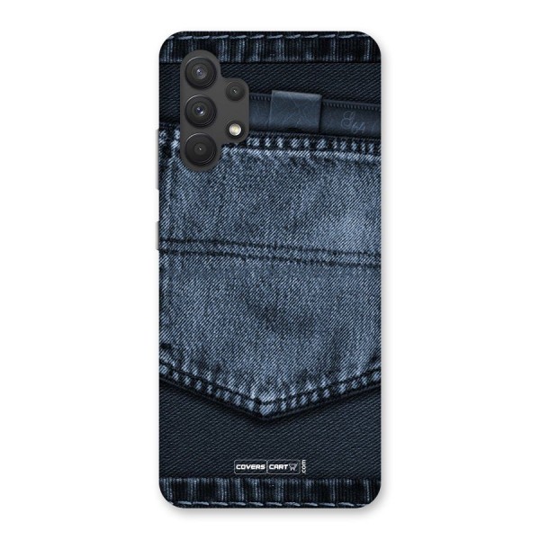 Blue Denim Back Case for Galaxy A32