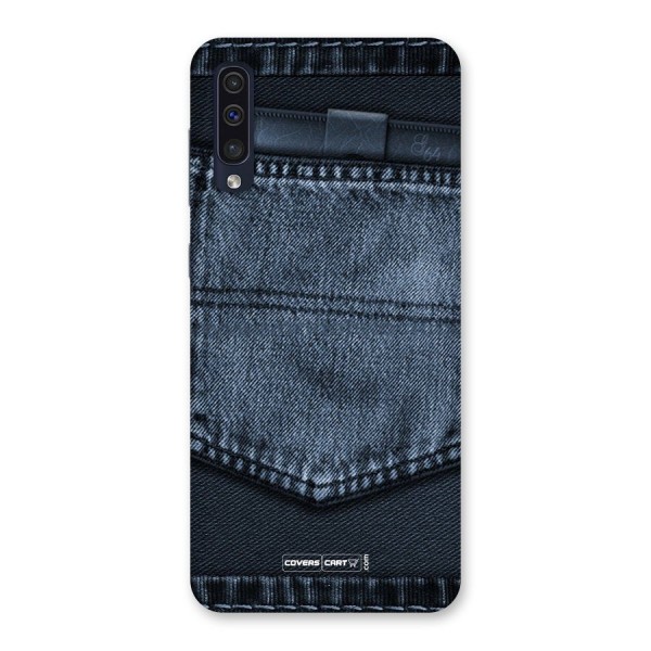 Blue Denim Back Case for Galaxy A50