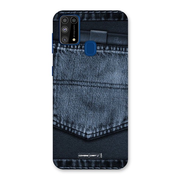 Blue Denim Back Case for Galaxy F41