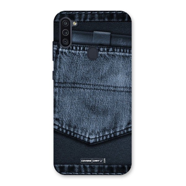 Blue Denim Back Case for Galaxy M11