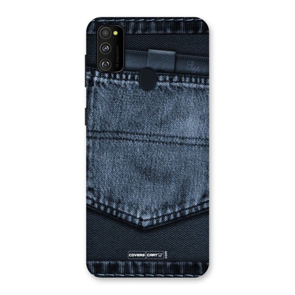 Blue Denim Back Case for Galaxy M21