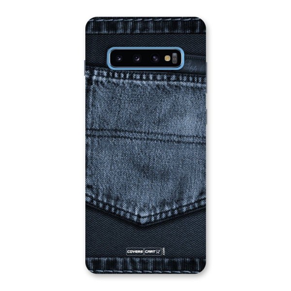 Blue Denim Back Case for Galaxy S10 Plus