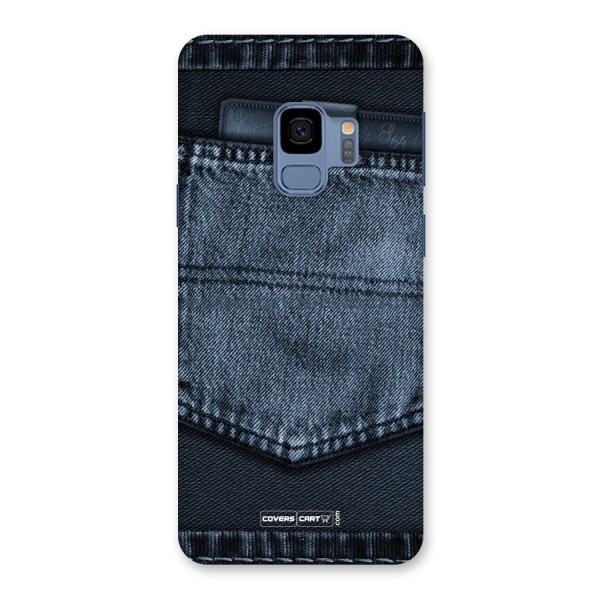 Blue Denim Back Case for Galaxy S9