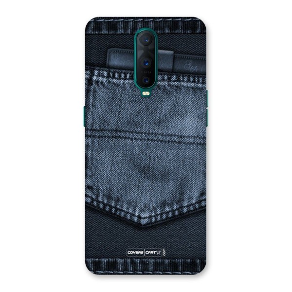 Blue Denim Back Case for Oppo R17 Pro