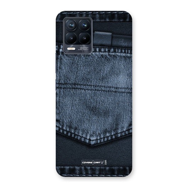 Blue Denim Back Case for Realme 8 Pro