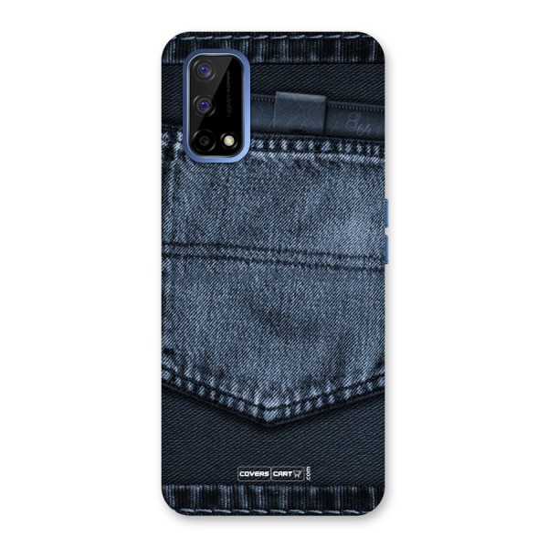 Blue Denim Back Case for Realme Narzo 30 Pro