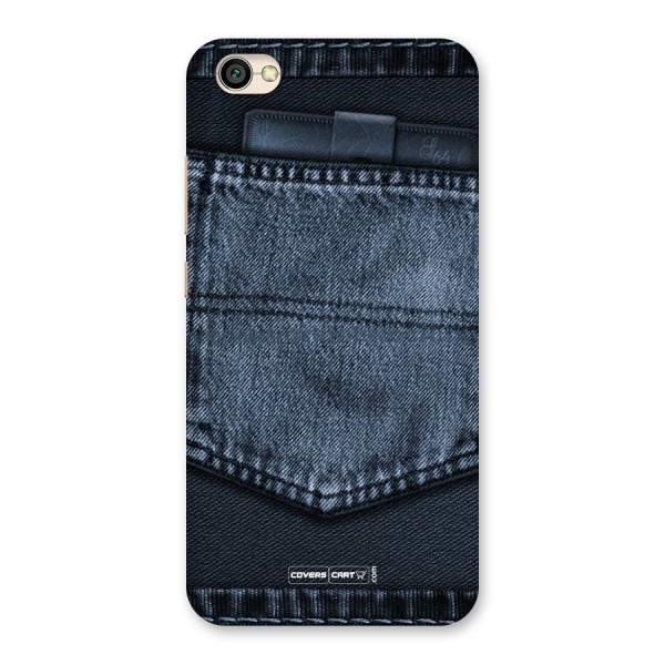 Blue Denim Back Case for Redmi Y1 Lite