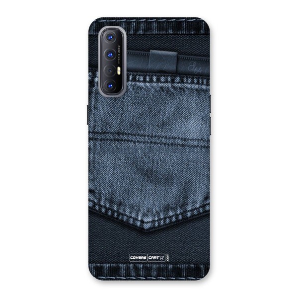 Blue Denim Back Case for Reno3 Pro