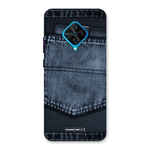 Blue Denim Back Case for Vivo S1 Pro