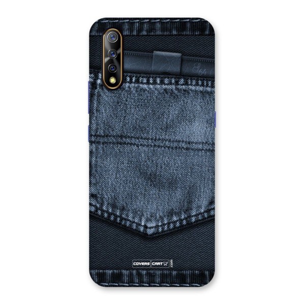 Blue Denim Back Case for Vivo Z1x