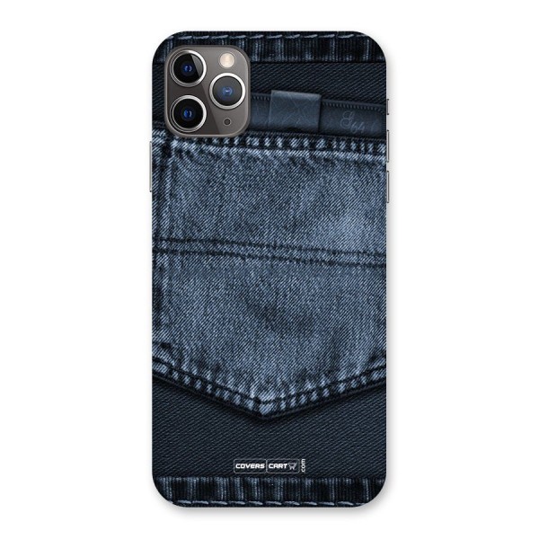 Blue Denim Back Case for iPhone 11 Pro Max