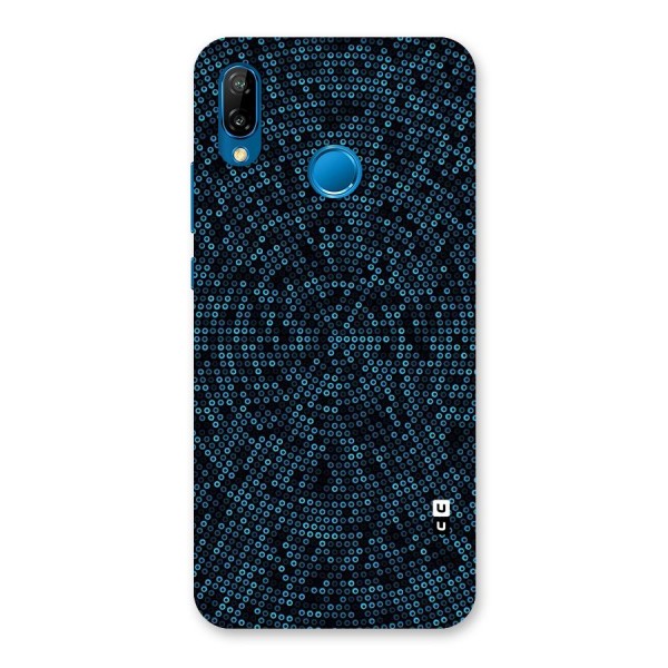 Blue Disco Lights Back Case for Huawei P20 Lite