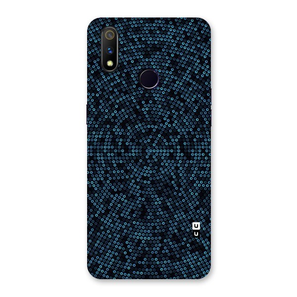 Blue Disco Lights Back Case for Realme 3 Pro