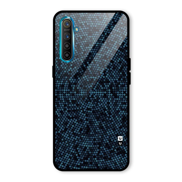 Blue Disco Lights Glass Back Case for Realme XT