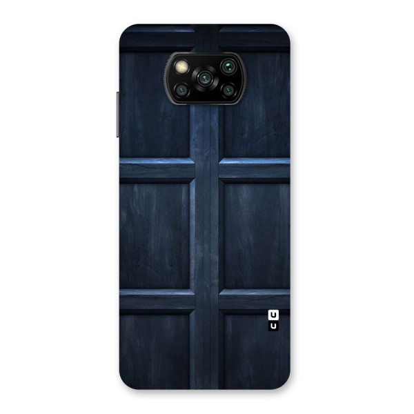 Blue Door Design Back Case for Poco X3