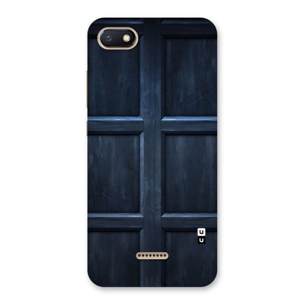 Blue Door Design Back Case for Redmi 6A