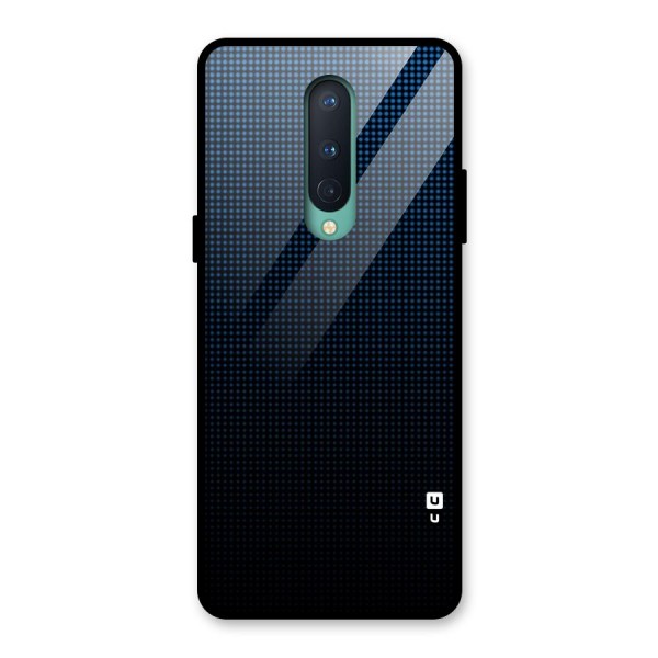 Blue Dots Shades Glass Back Case for OnePlus 8