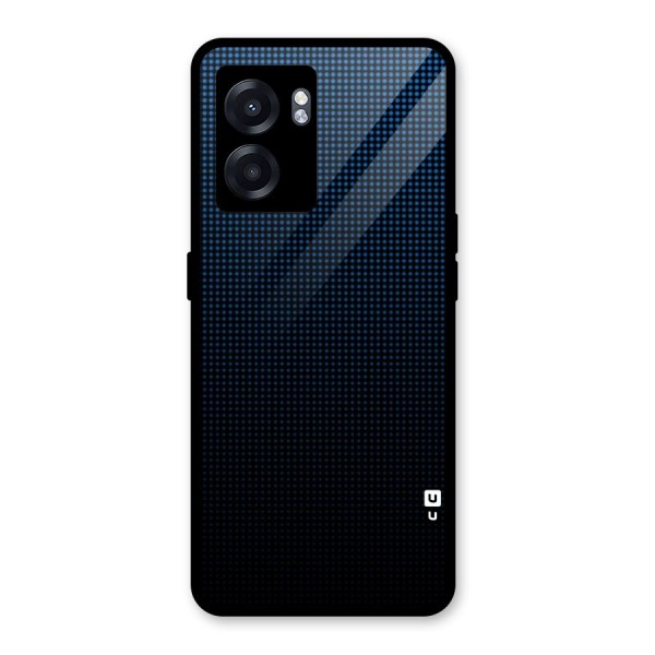 Blue Dots Shades Glass Back Case for Oppo K10 (5G)
