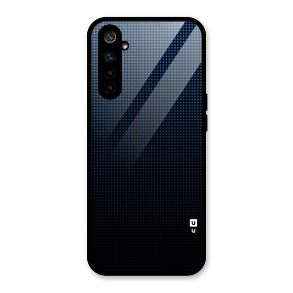 Blue Dots Shades Glass Back Case for Realme 6