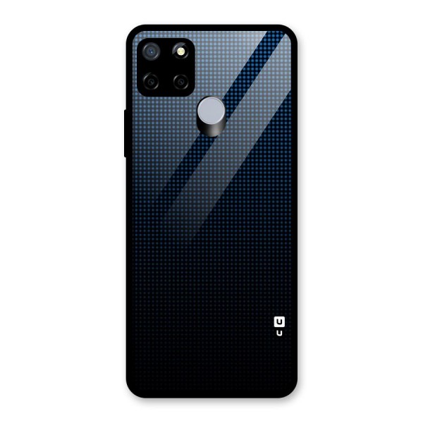 Blue Dots Shades Glass Back Case for Realme C12